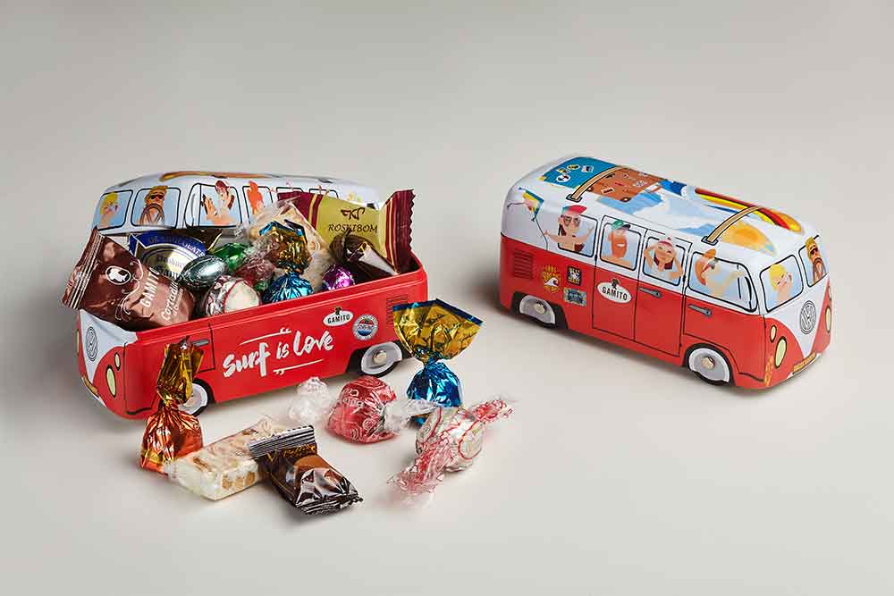 Furgoneta de mantecados y dulces